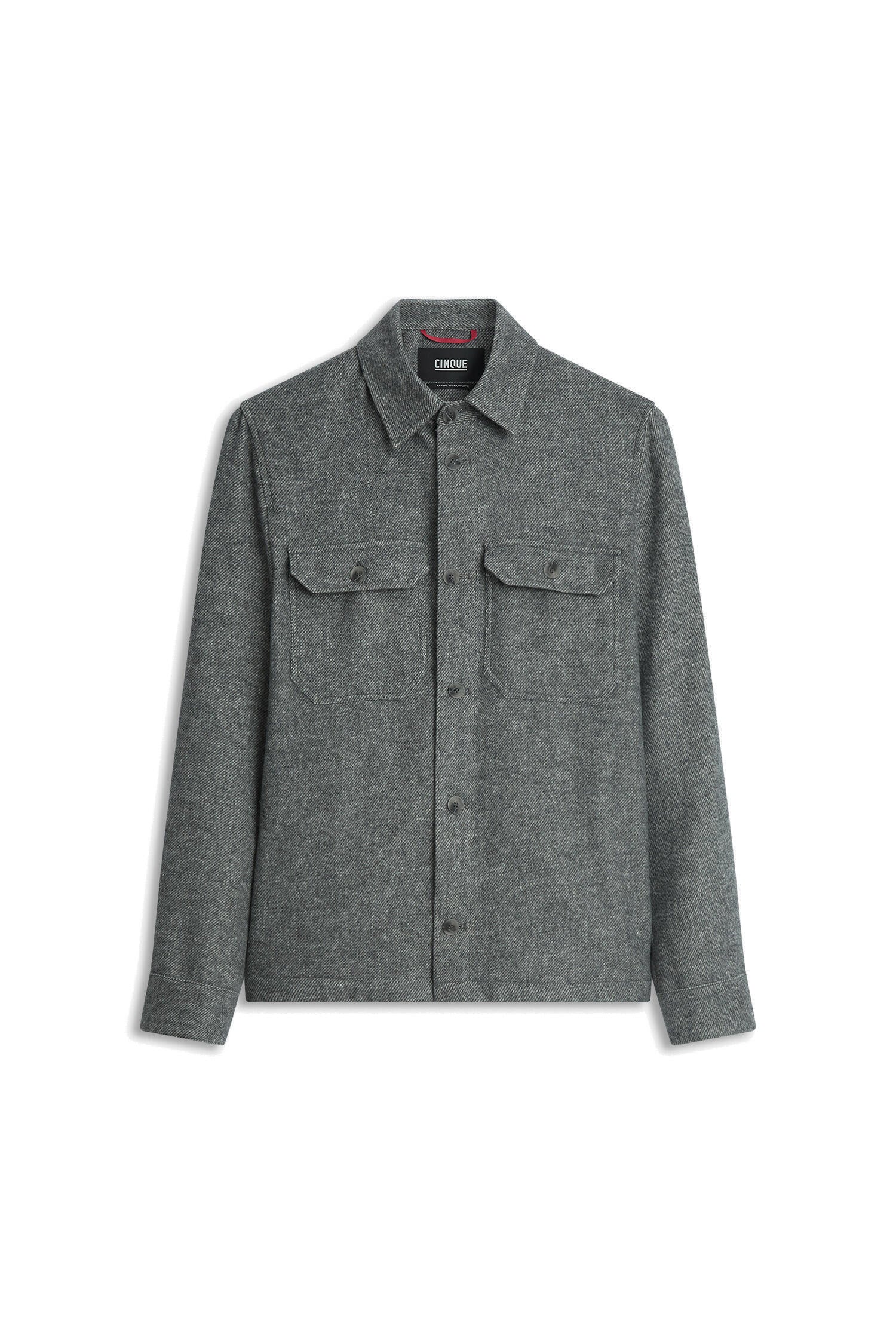 Overshirt CIPOLPO aus Wollmix - 93-grau - Grau