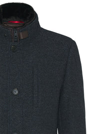 Wollmantel CIARSENAL mit Stehkragen - 68-dunkelblau - Blau