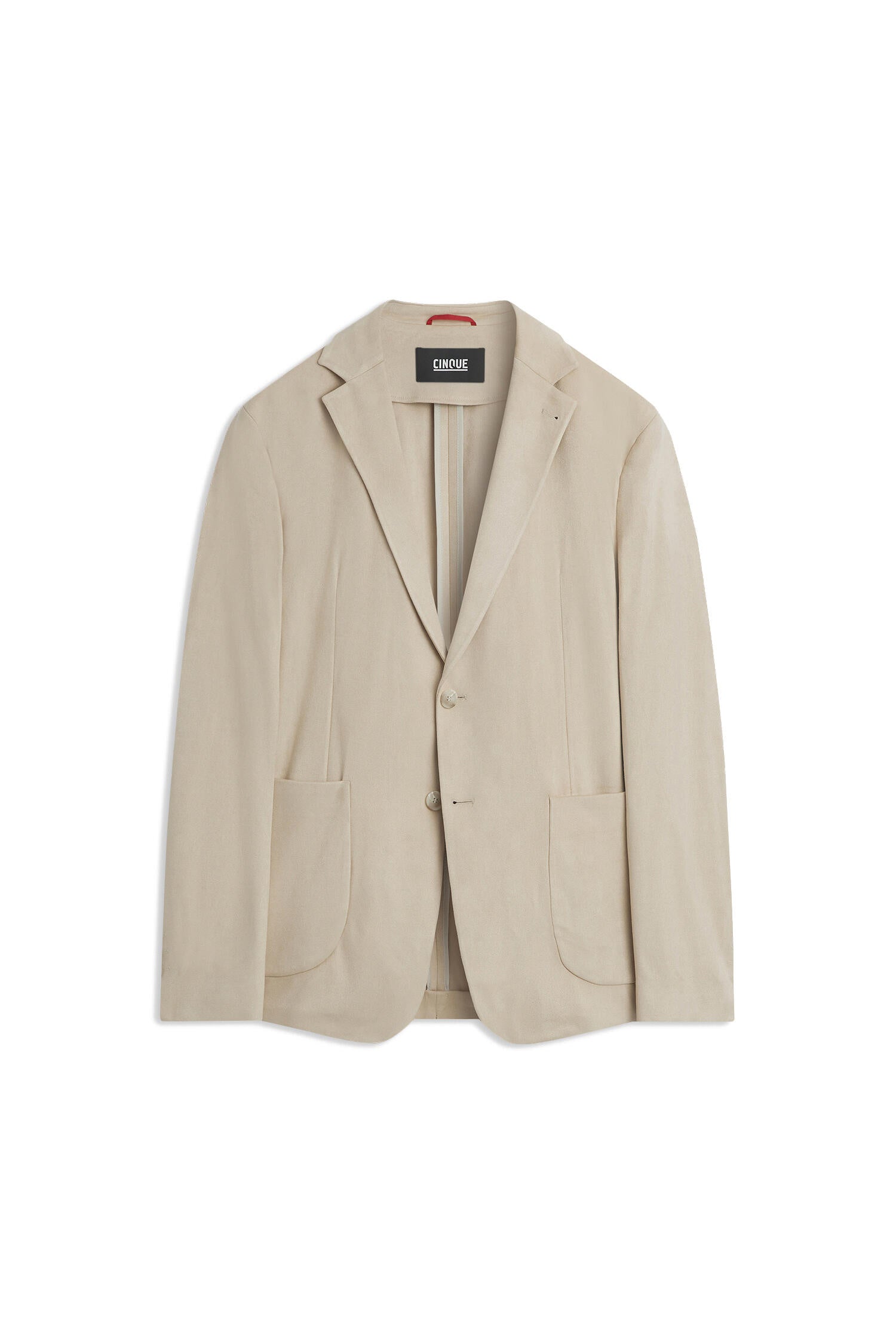 Sakko CIBENITO aus Fake-Veloursleder - 22-hellbraun - Beige