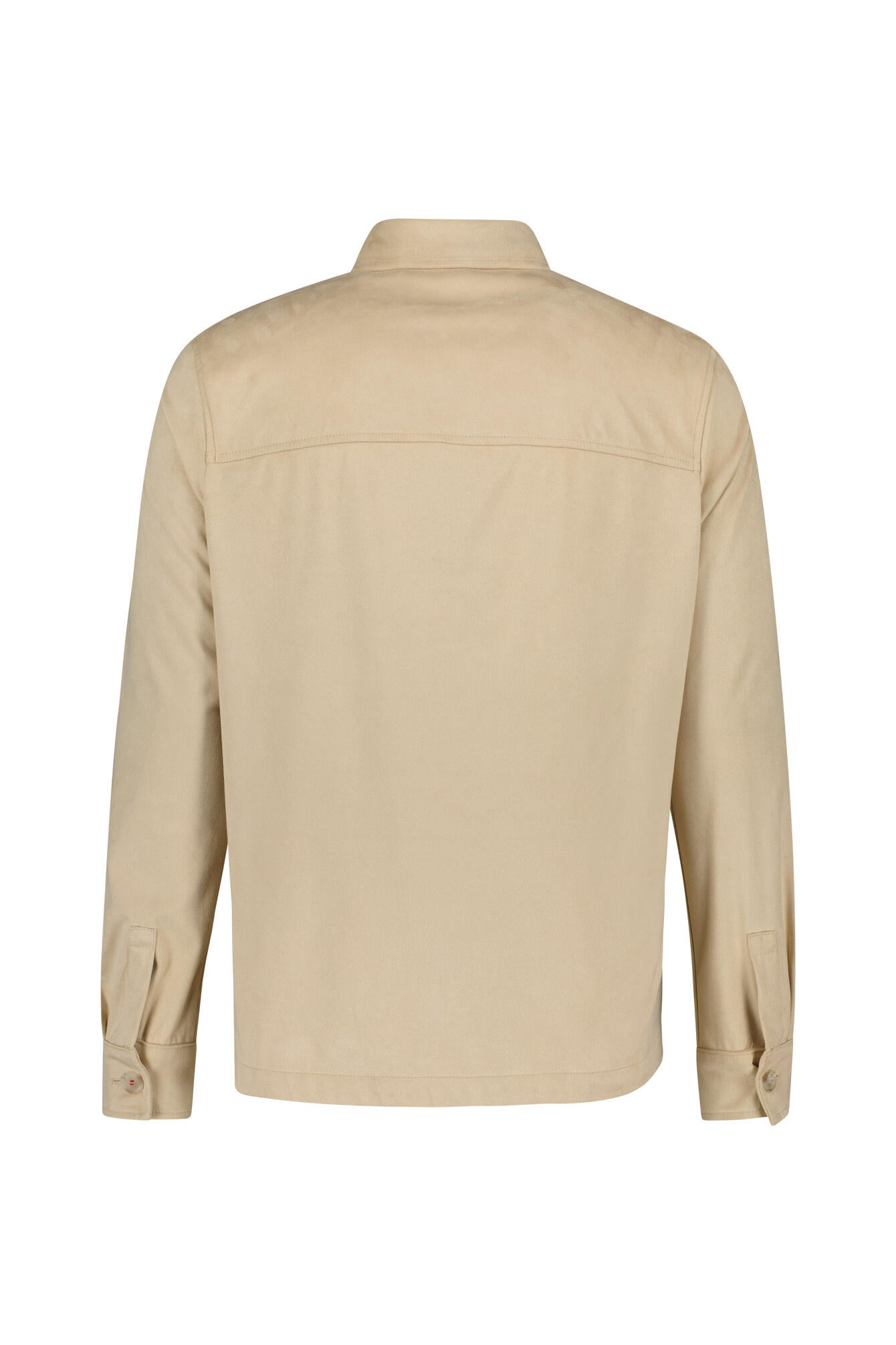 Overshirt CIMULTI Fake-Veloursleder - 22-hellbraun - Beige