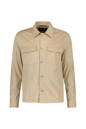 Overshirt CIMULTI Fake-Veloursleder - 22-hellbraun - Beige
