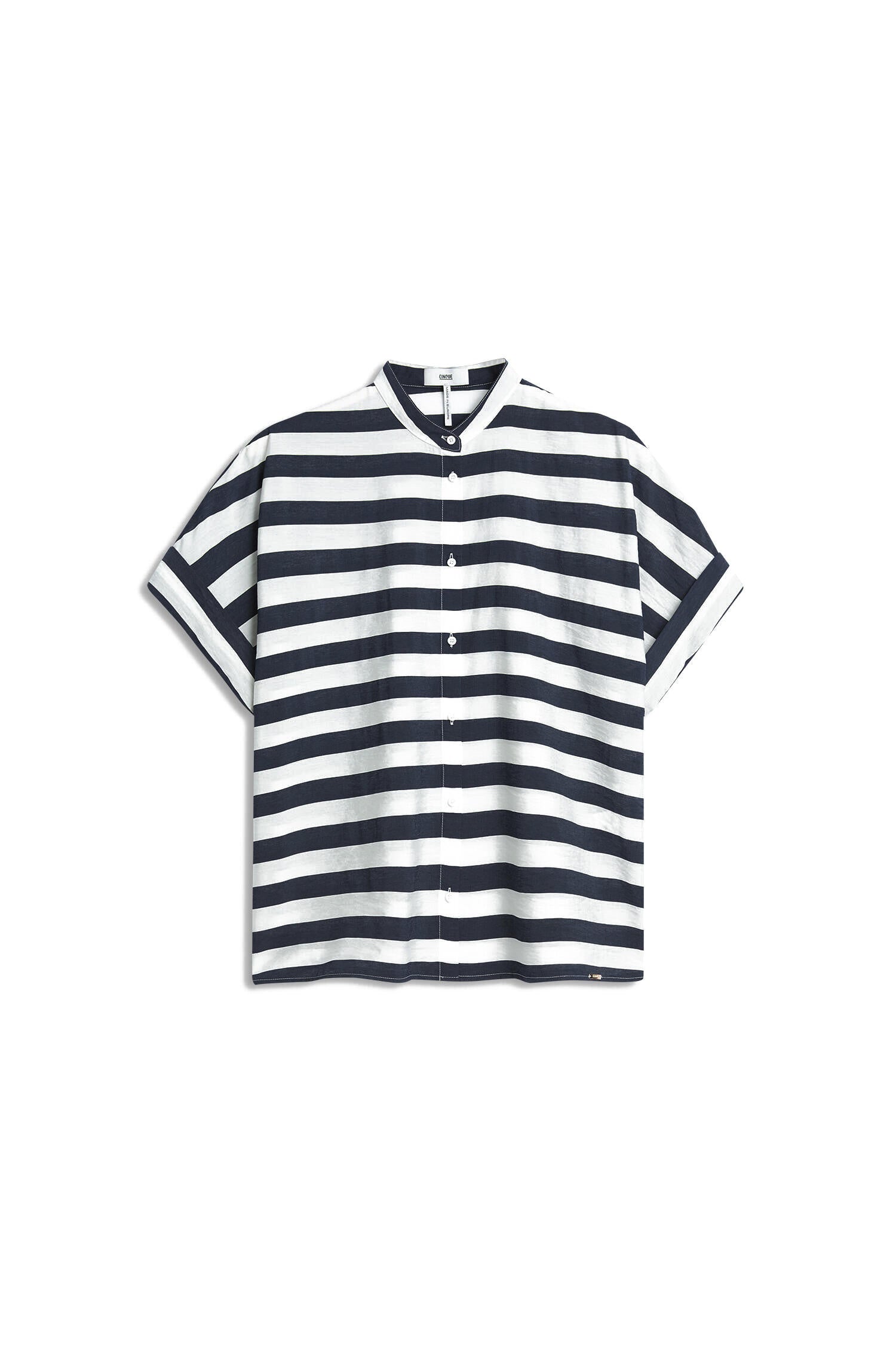 Bluse aus Viskose - 69-dunkelblau - Blau