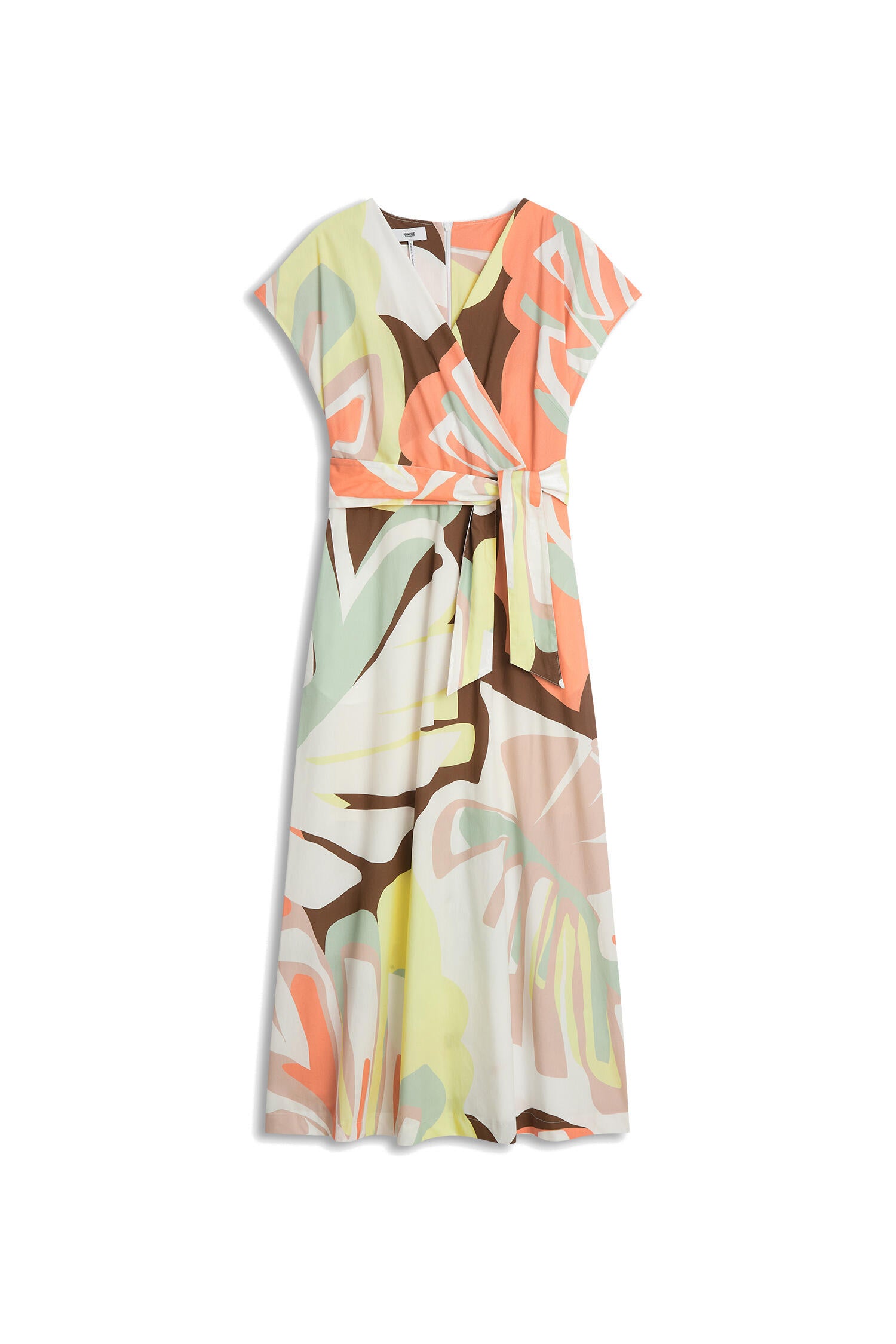 Wickelkleid CIDAROTA Midi - 75-multicolor - Mehrfarbig