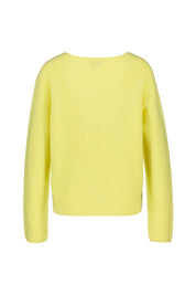 Strickpullover CIELLA aus Baumwolle - 31-hellgelb - Gelb