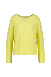 Strickpullover CIELLA aus Baumwolle - 31-hellgelb - Gelb