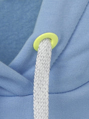 Sweathoodie aus Baumwolle - 864474-sky blue / lime - Blau