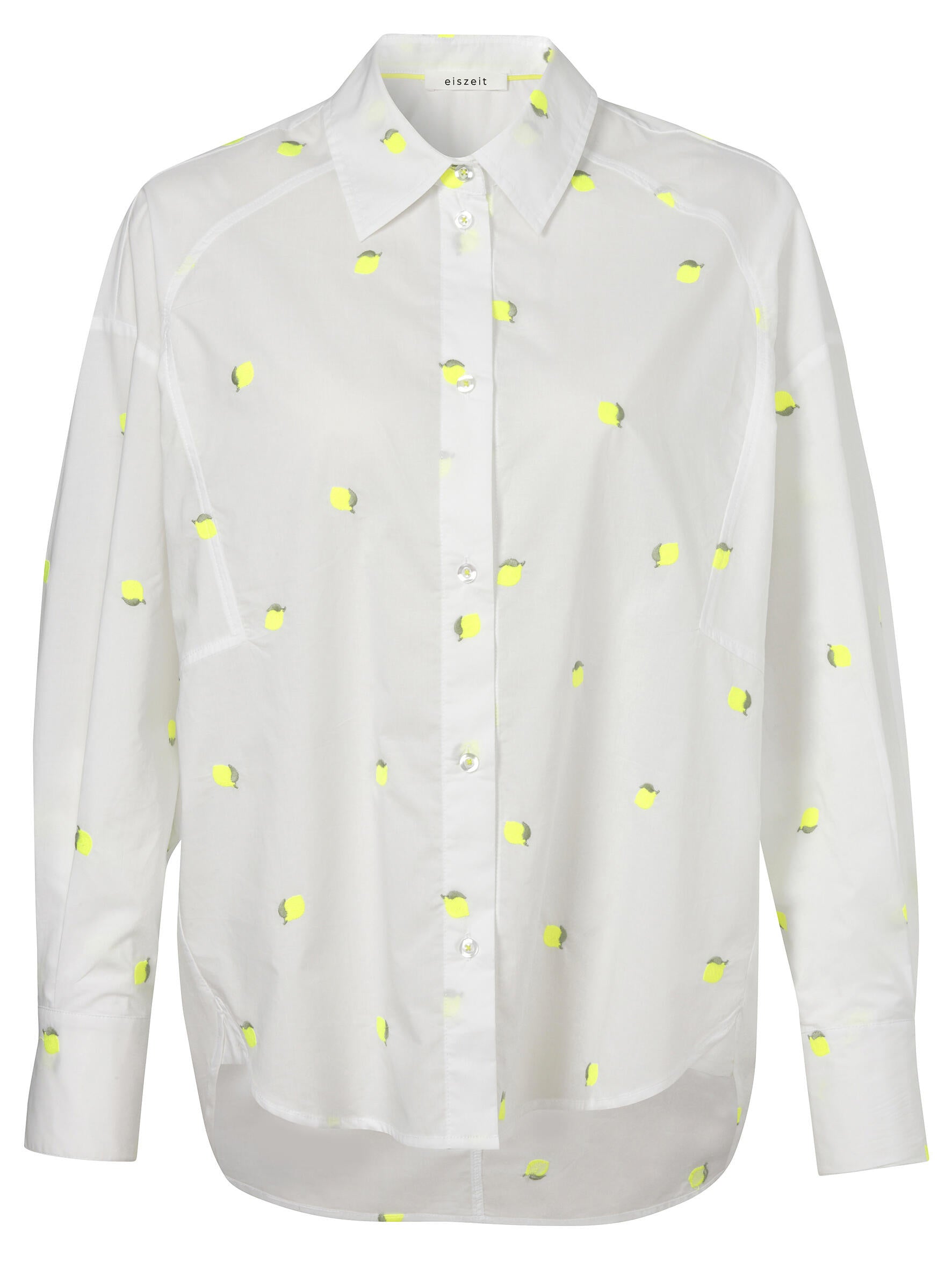 Bluse aus Baumwolle - 997-white multicolor - Weiß