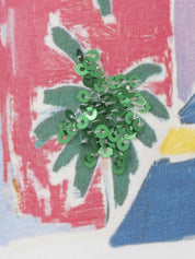 T-Shirt aus Baumwolle - 997-white multicolor - Weiß