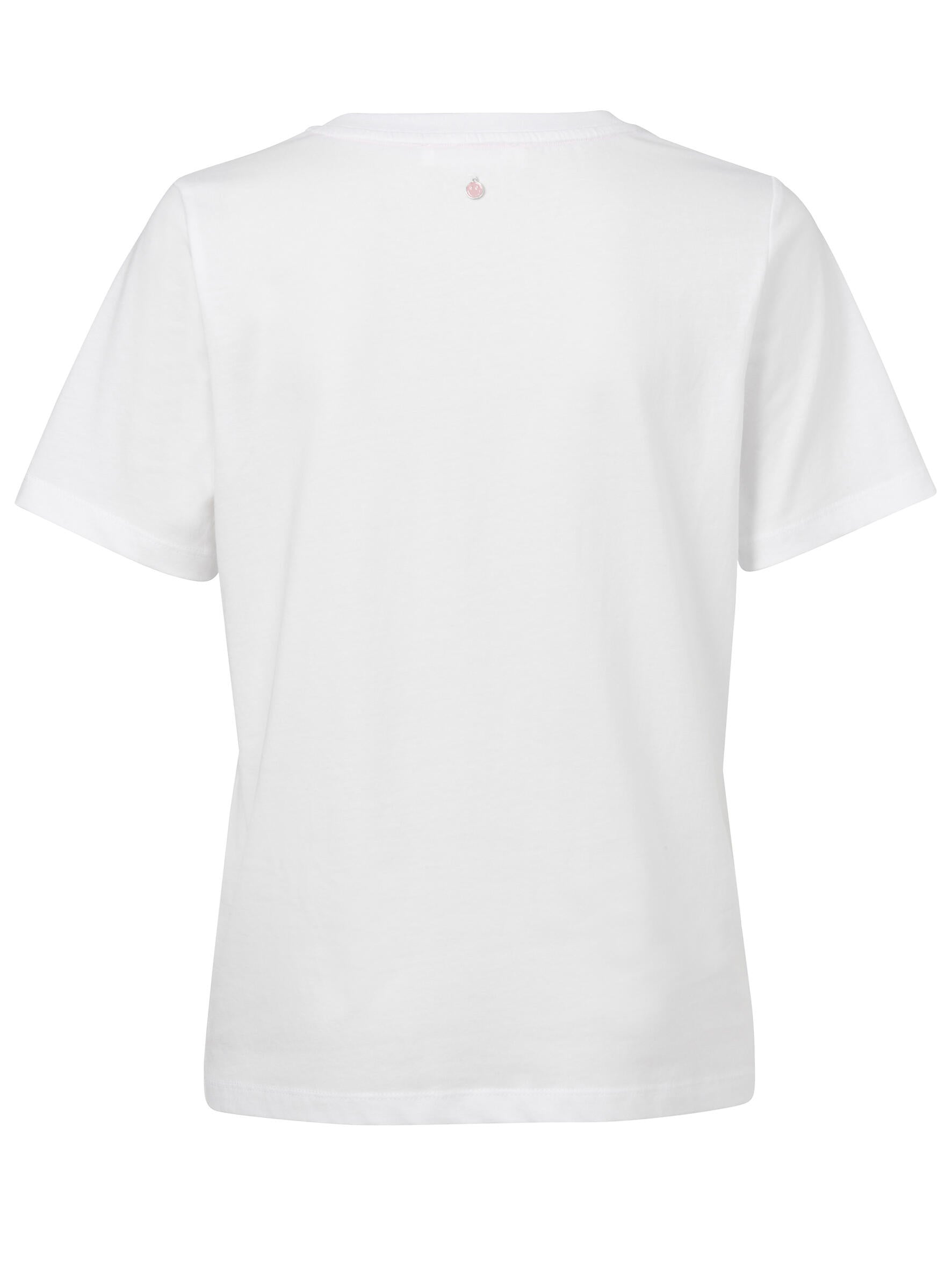 T-Shirt aus Baumwolle - 997-white multicolor - Weiß