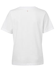T-Shirt aus Baumwolle - 997-white multicolor - Weiß