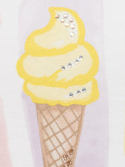 T-Shirt aus Baumwolle - 997-white multicolor - Weiß