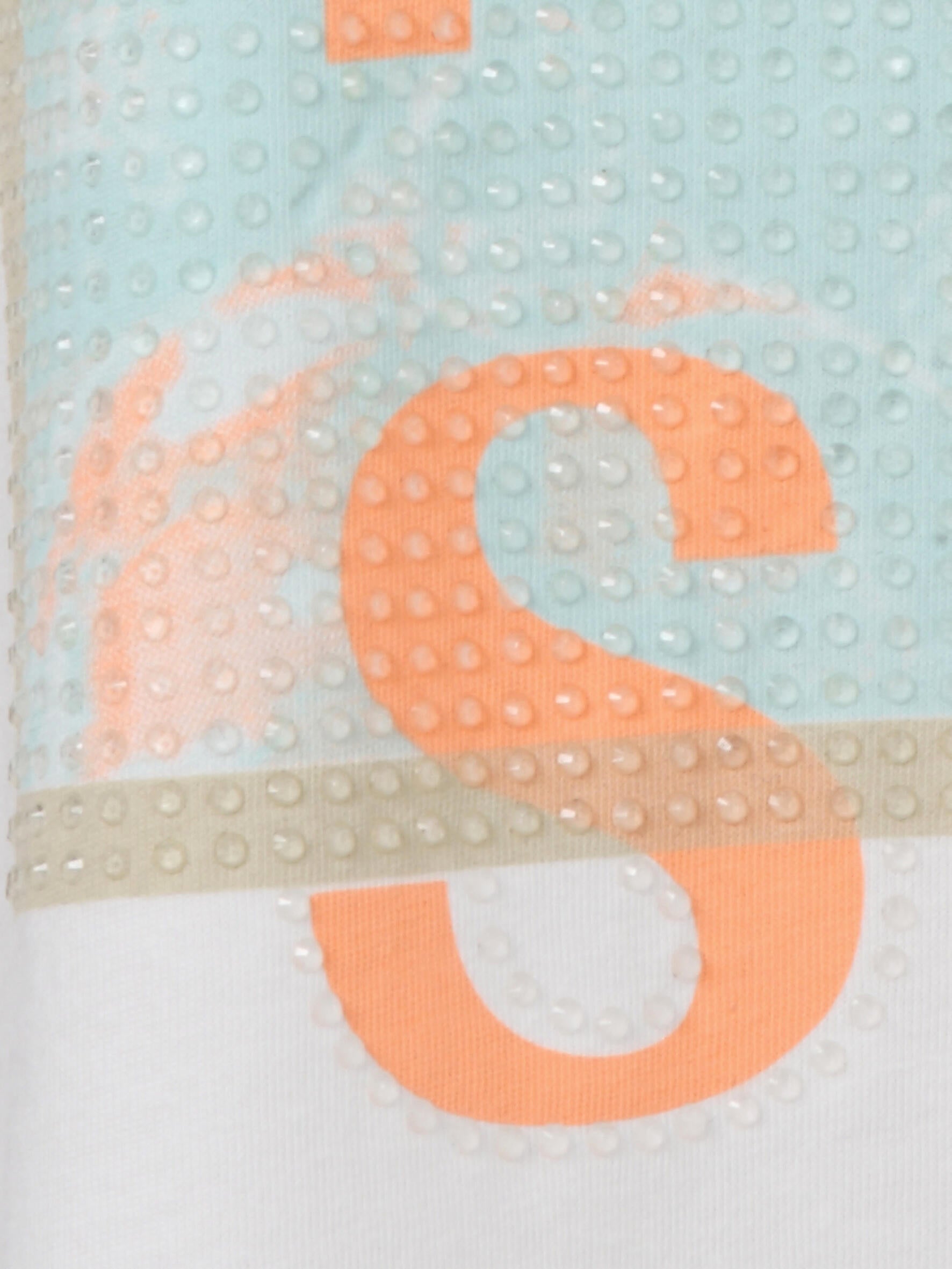 T-Shirt aus Baumwolle - 997-white multicolor - Weiß