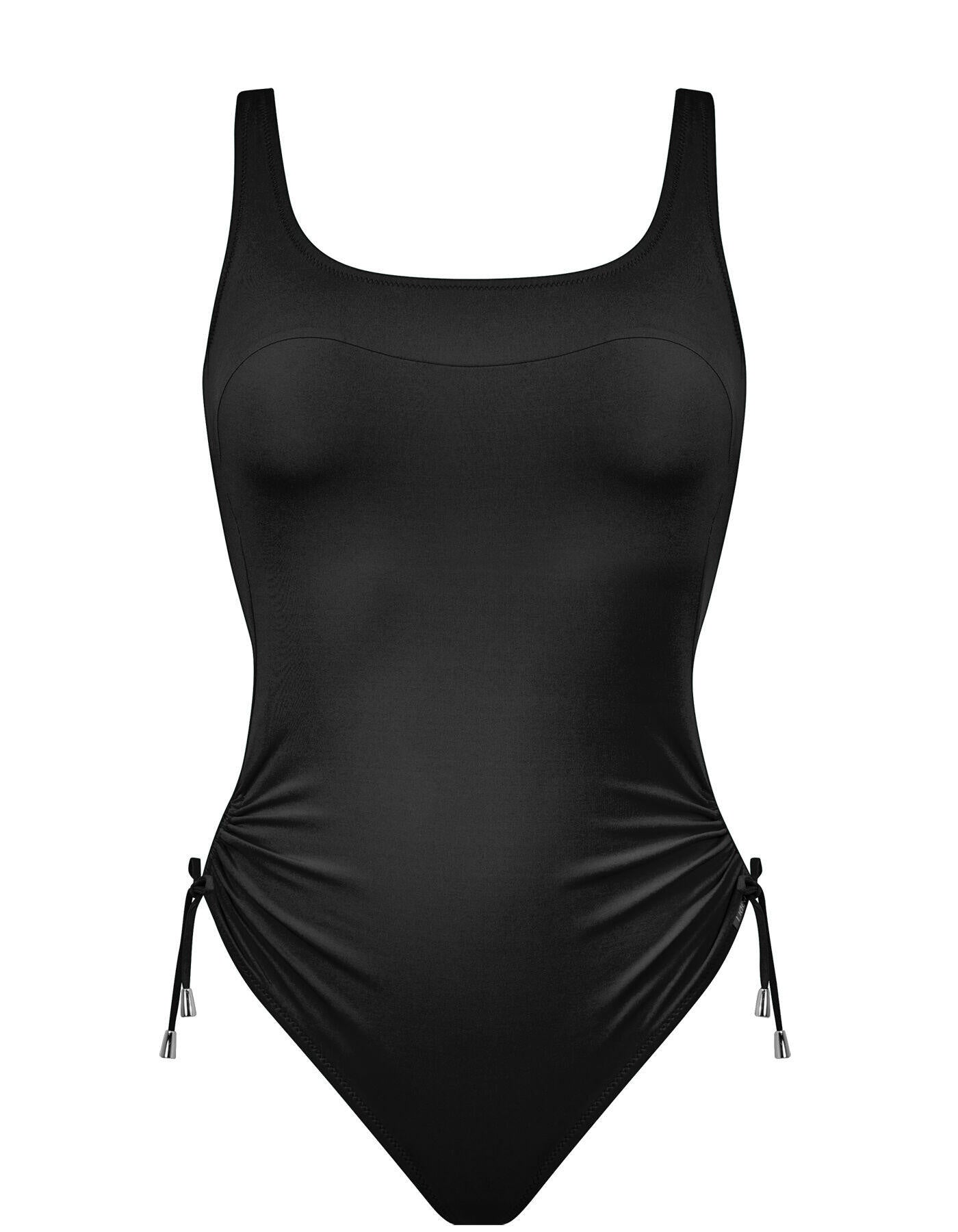 Badeanzug THE CORE - 909-DEEP BLACK - Schwarz