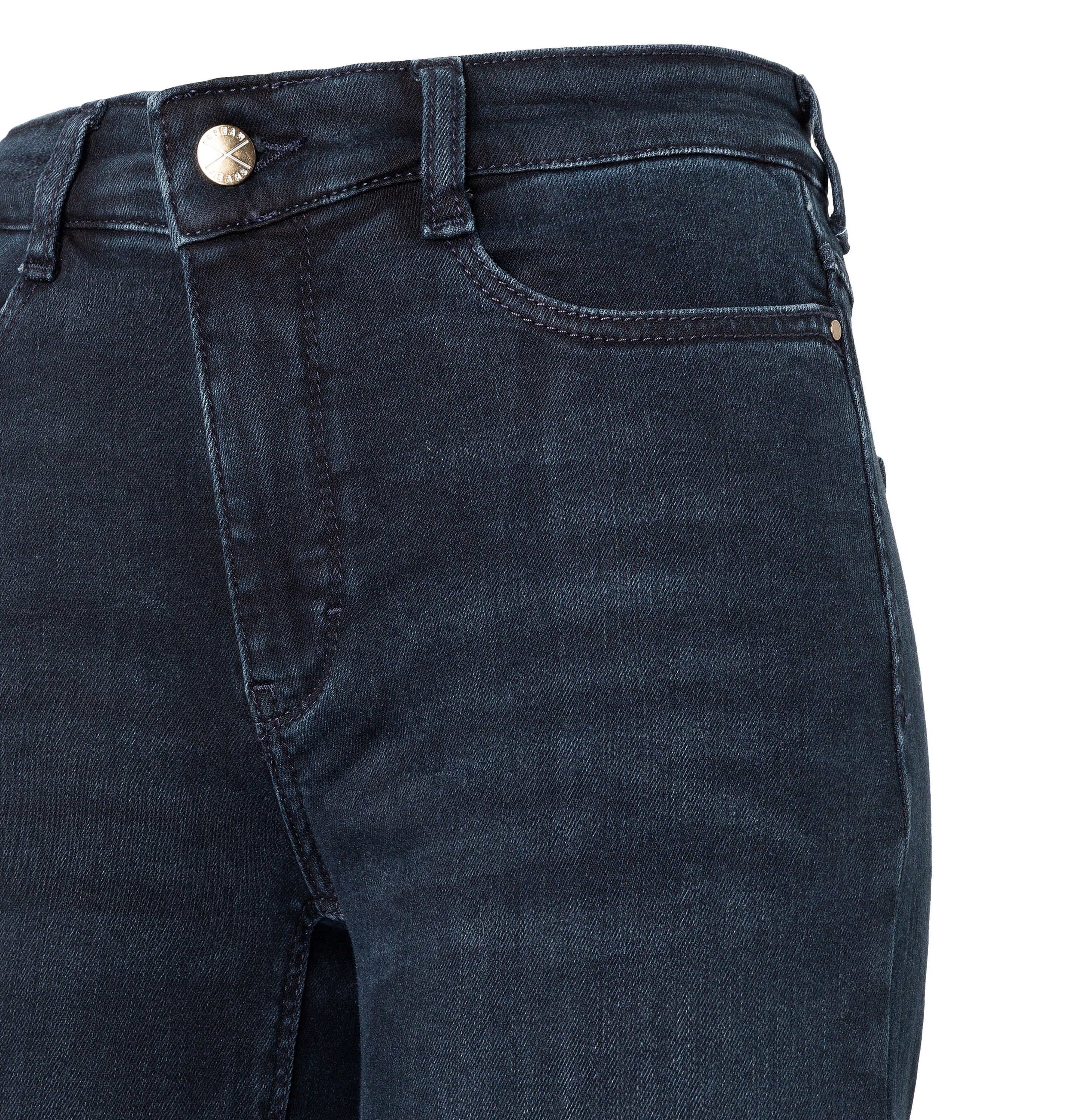 Jeans Wide Leg - D858 midnight blue wash - Blau