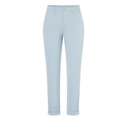 Chinohose Slim Fit - 151R ice blue PPT - Blau