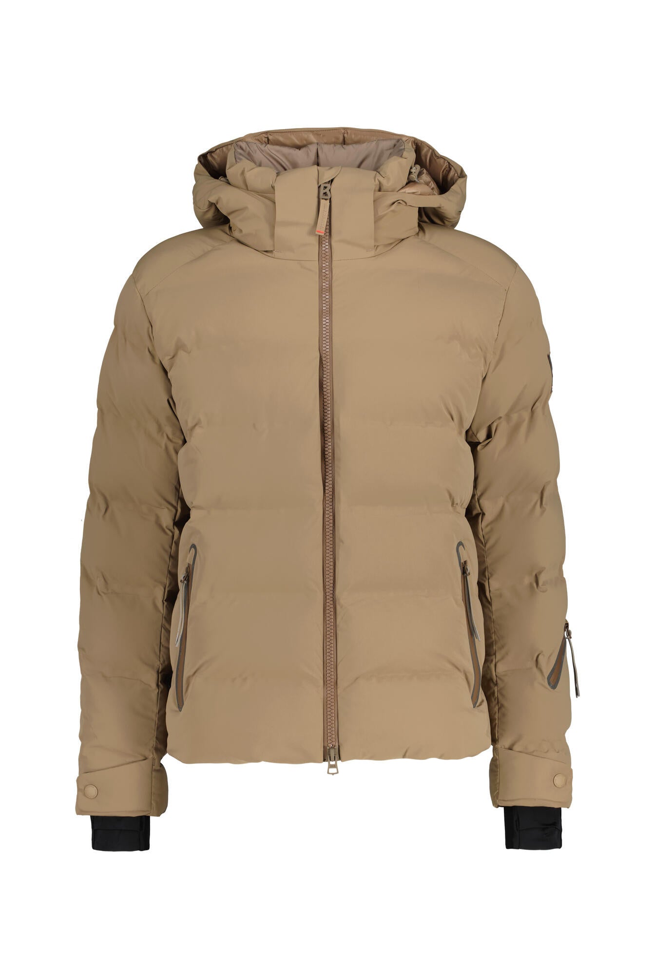 Skijacke TEC-LUKA mit Kapuze - 819 - Braun