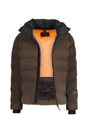 Skijacke TEC-LUKA mit Kapuze - 847 - Braun