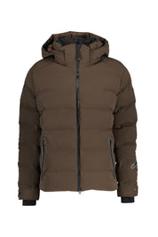 Skijacke TEC-LUKA mit Kapuze - 847 - Braun