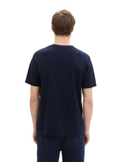 T-Shirt aus Baumwolle - 10668-sky captain blue - Blau