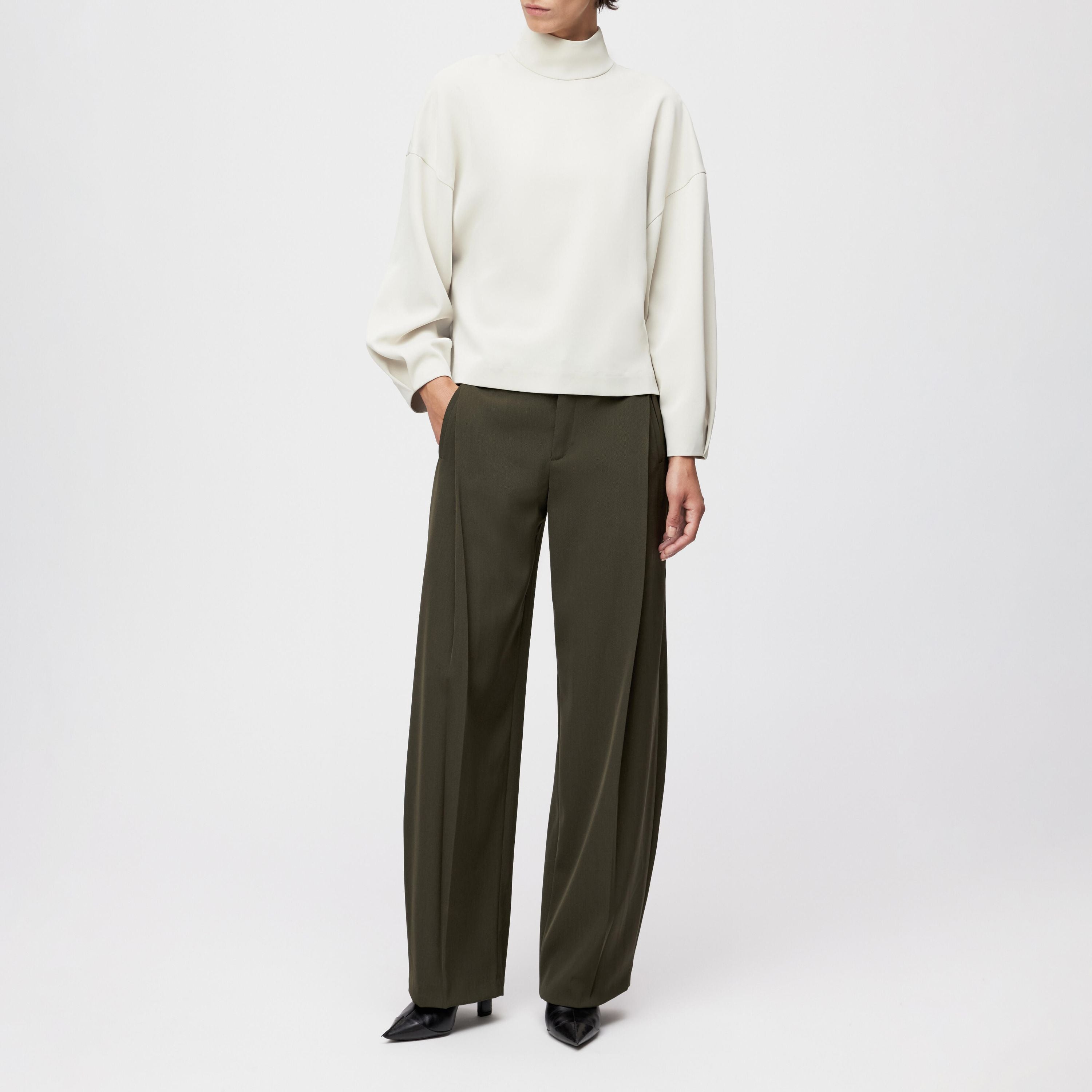 Schlupfbluse ALVARA - 1903 - Weiß