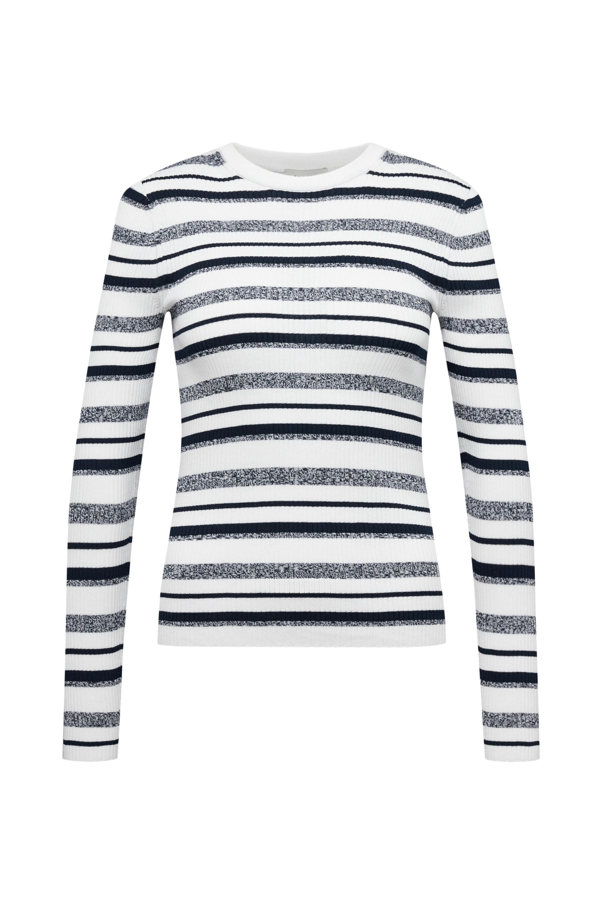 Langarmshirt ERMA aus Baumwolle - 3000 - Blau