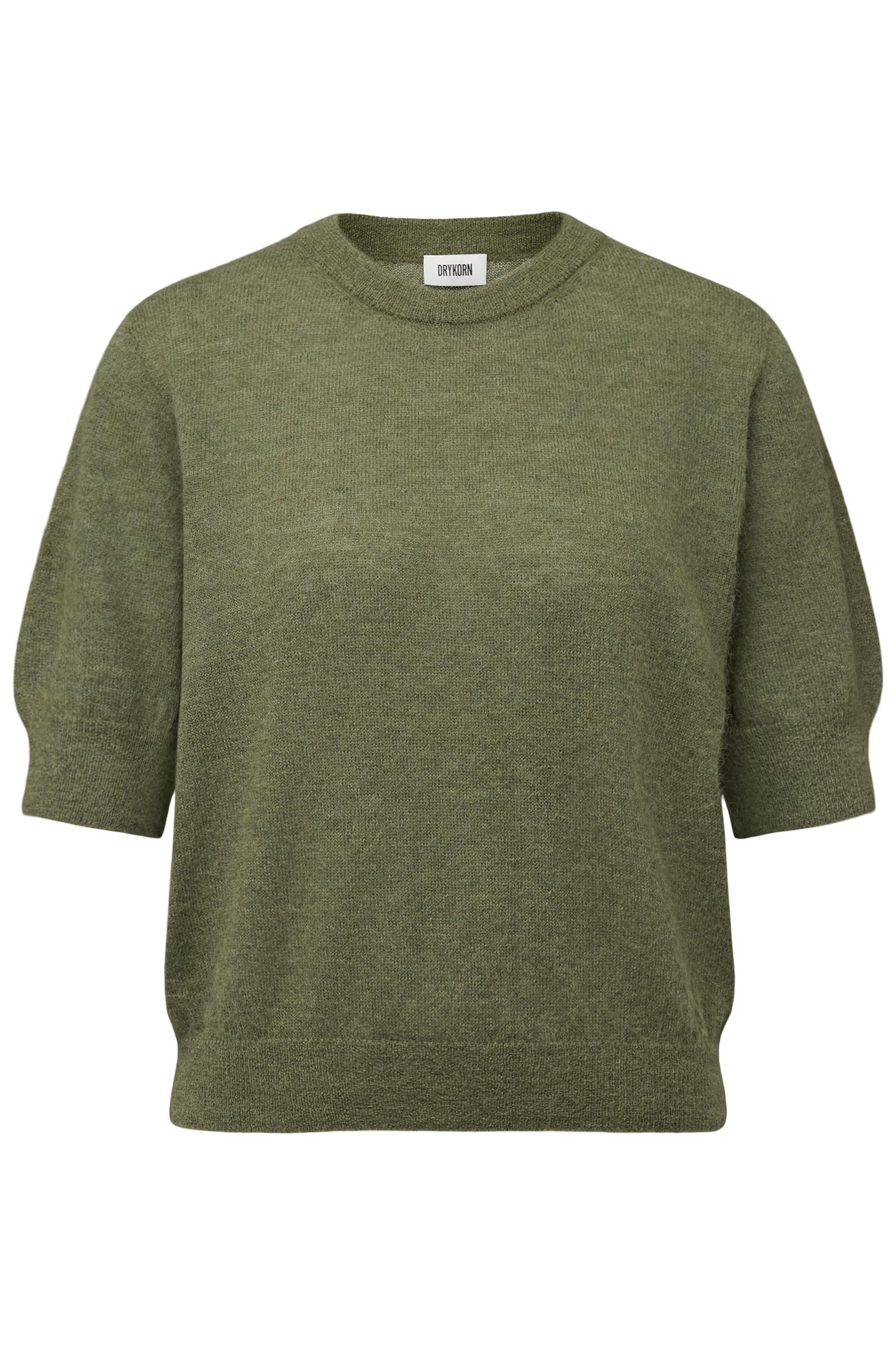 Strickshirt  SANIDY aus Alpaka - 2117 - Grün