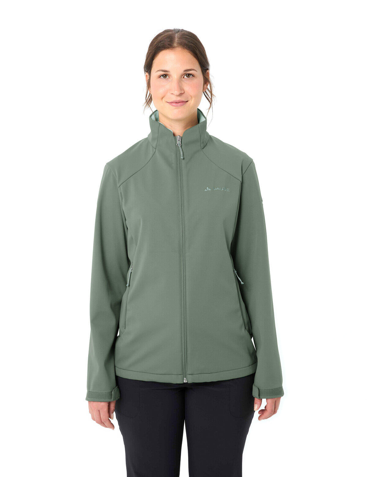 Softshelljacke EVERHIKE mit Stehkragen - 123-agave - Grün