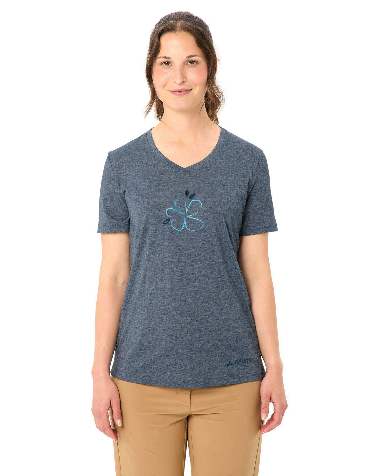 Funktionsshirt SKOMER meliert - 160-dark sea uni - Blau