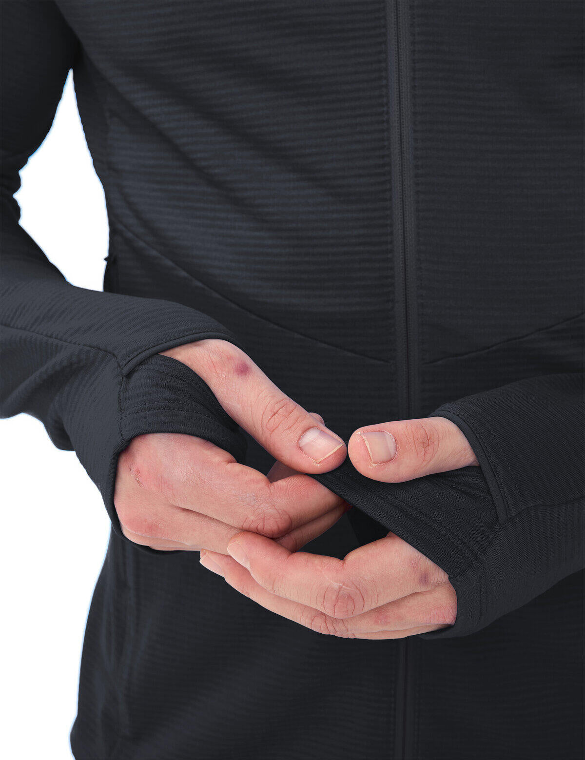 Fleecejacke SCOPI II mit Stehkragen - 678-phantom black - Schwarz