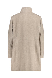 Mantel aus Wolle - 7016 - Beige