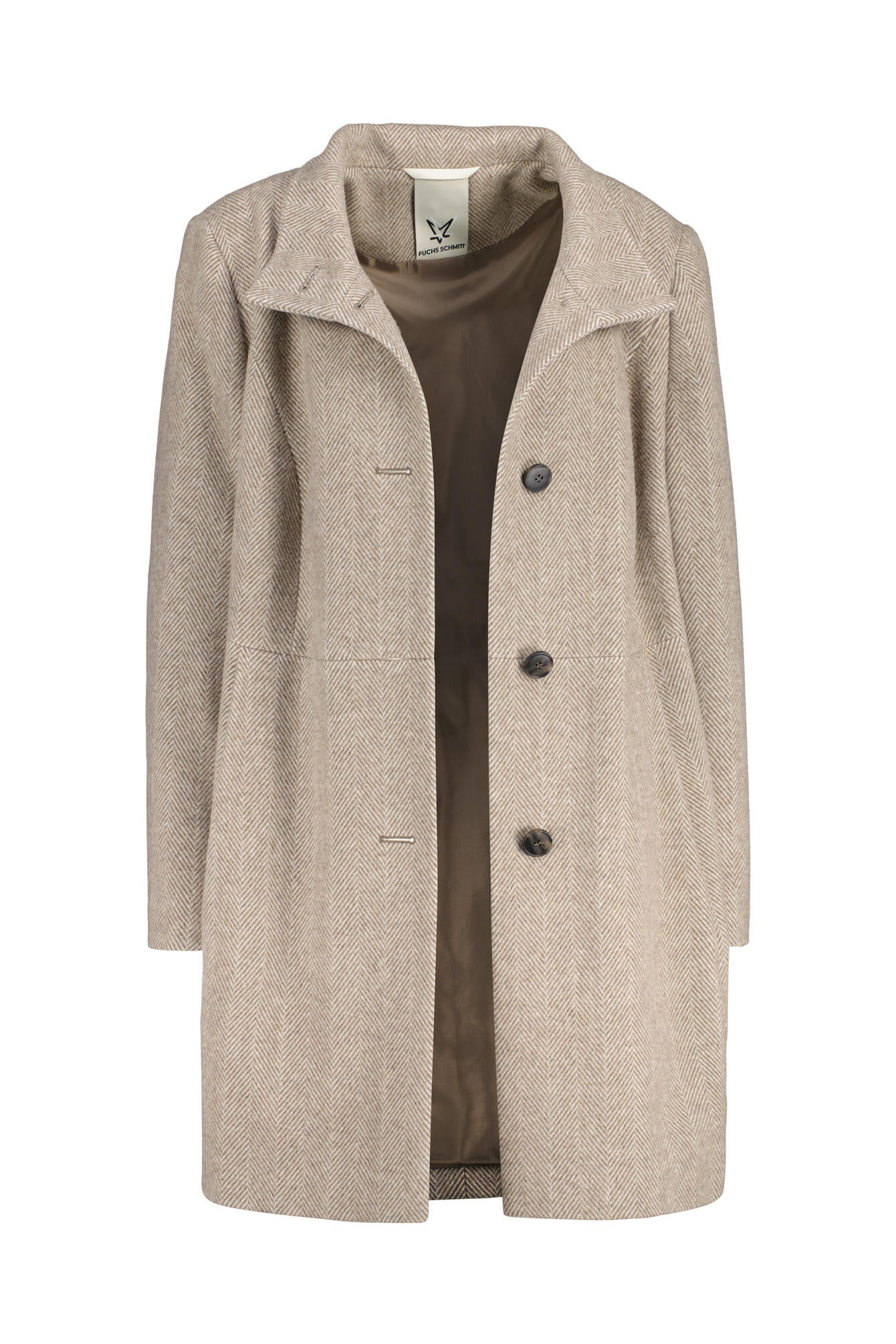 Mantel aus Wolle - 7016 - Beige