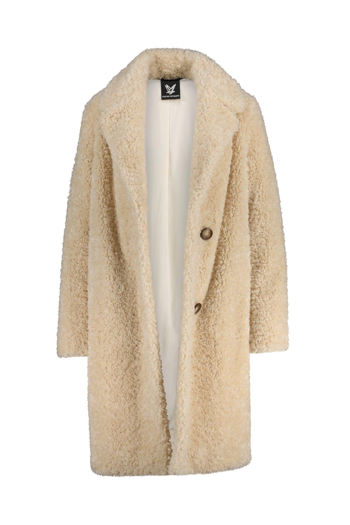 Teddymantel aus Fun Fur - 0012 - Beige