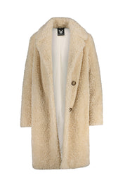 Teddymantel aus Fun Fur - 0012 - Beige