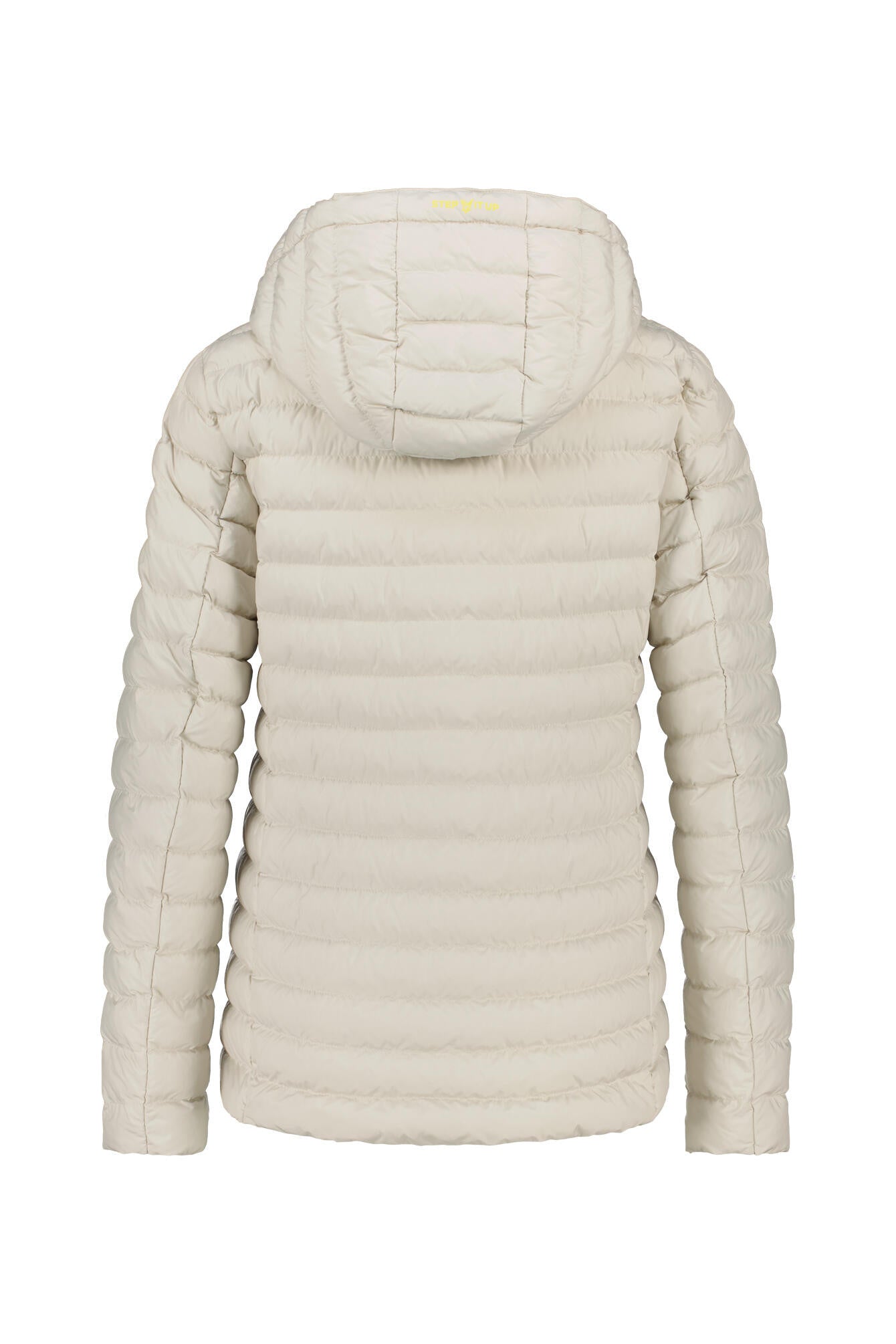 Steppjacke mit abnehmbarer Kapuze - 0011 - Beige