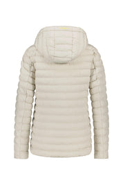 Steppjacke mit abnehmbarer Kapuze - 0011 - Beige