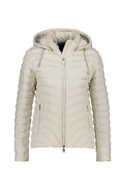 Steppjacke mit abnehmbarer Kapuze - 0011 - Beige