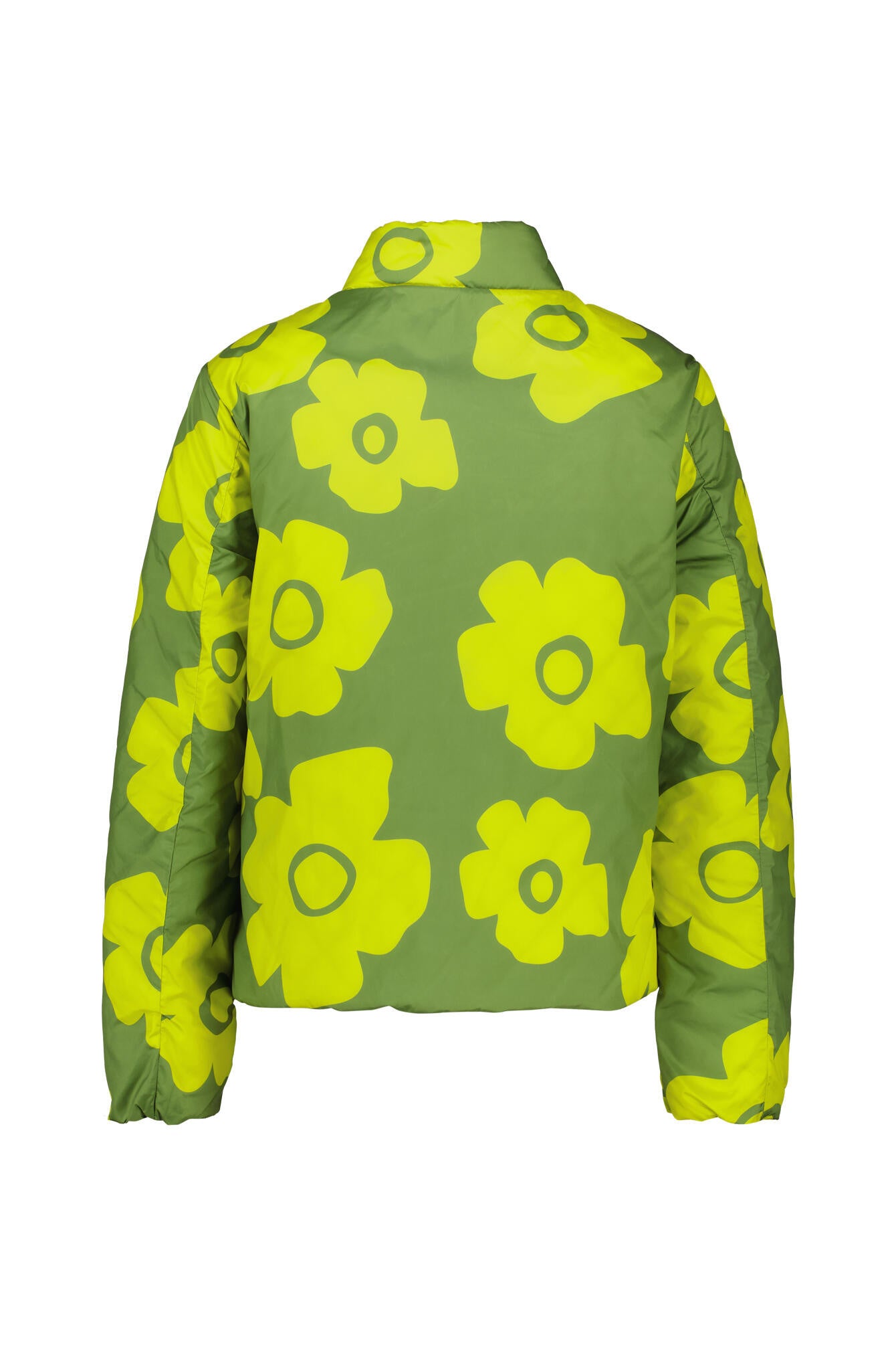 Wende-Steppjacke TAHITI mit Stehkragen - 7033 - Grün