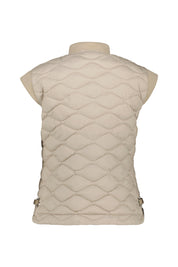 Steppweste mit Bündchenkragen - 0012 - Beige