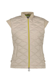 Steppweste mit Bündchenkragen - 0012 - Beige