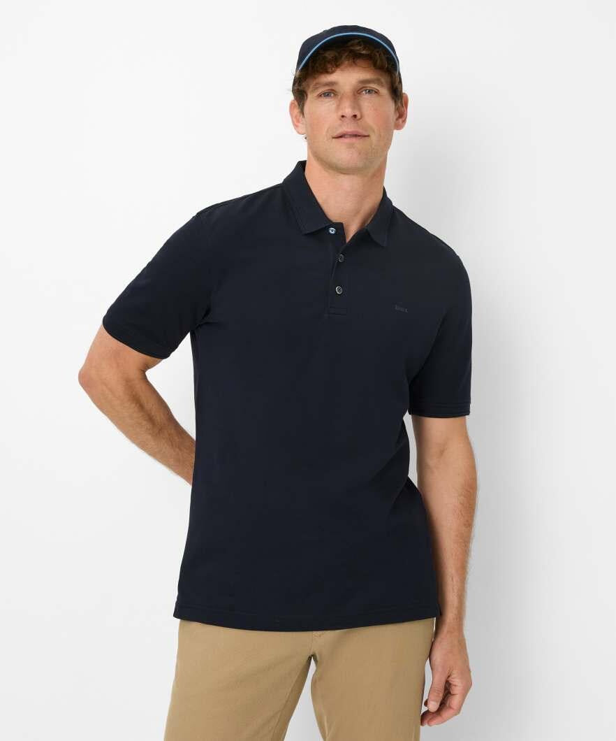 Poloshirt PETE aus Baumwolle - 23-navy - Blau