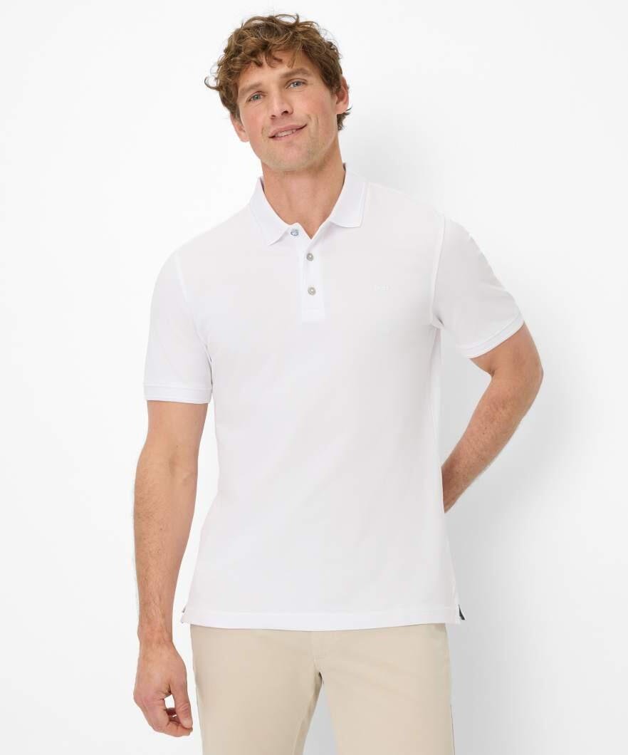 Poloshirt PETE aus Baumwolle - 99-white - Weiß
