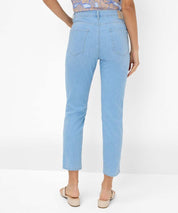 Jeans Slim Fit Mary - 19-USED BLEACHED BLUE - Blau