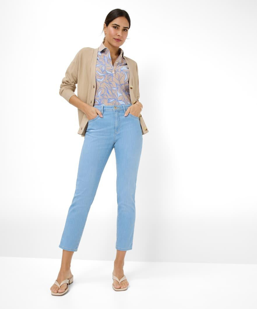 Jeans Slim Fit Mary - 19-USED BLEACHED BLUE - Blau