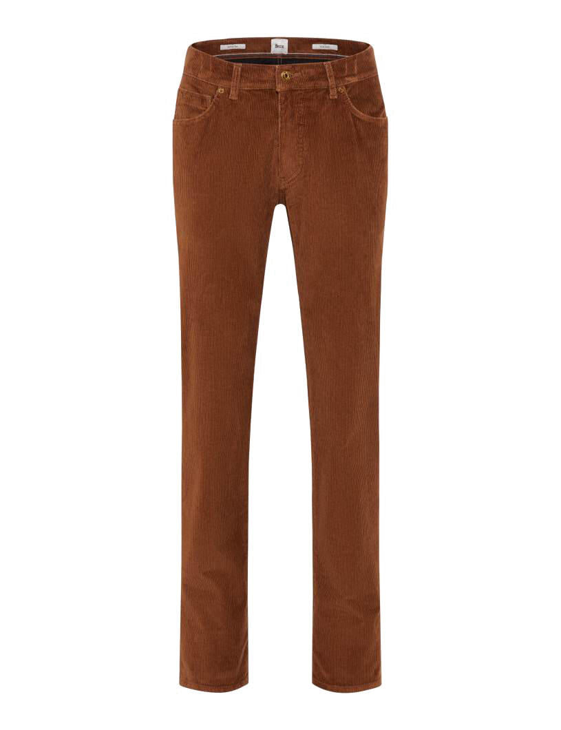 Cordhose CADIZ Straight Leg - 73-TOFFEE - Braun