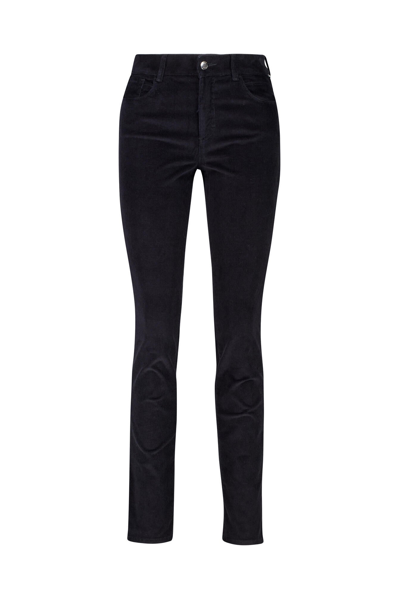 Cordhose SHAKIRA Slim Fit - 02-BLACK - Blau