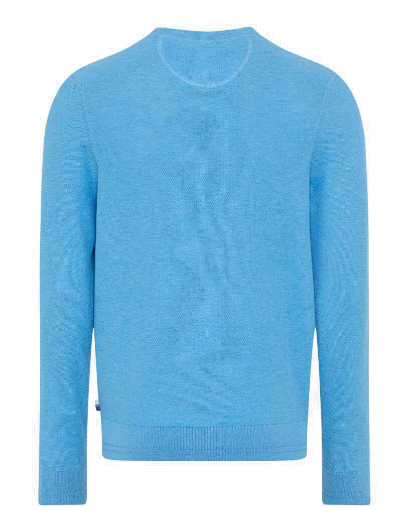 Strickpullover RICK aus Baumwollmix - 28-pool - Blau