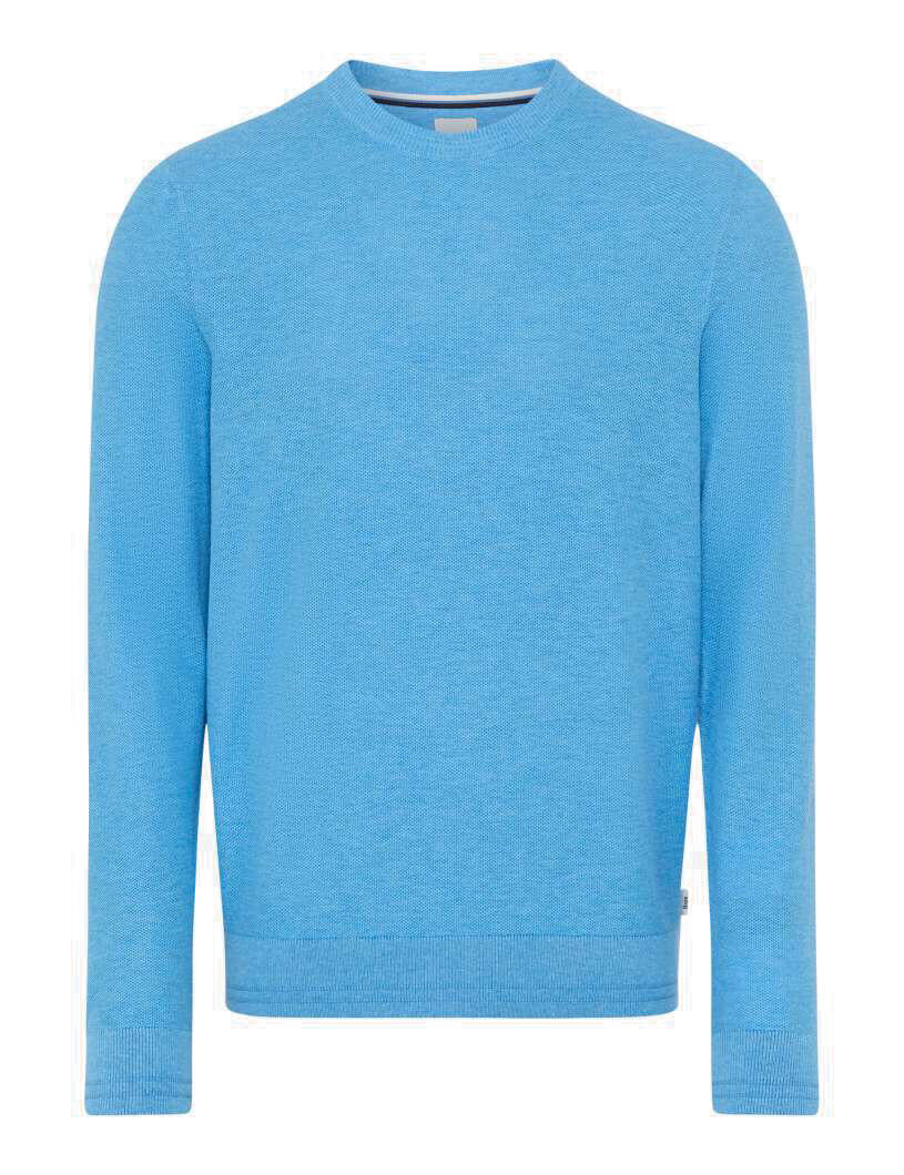 Strickpullover RICK aus Baumwollmix - 28-pool - Blau