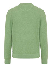 Strickpullover RICK aus Baumwollmix - 37-herb - Grün