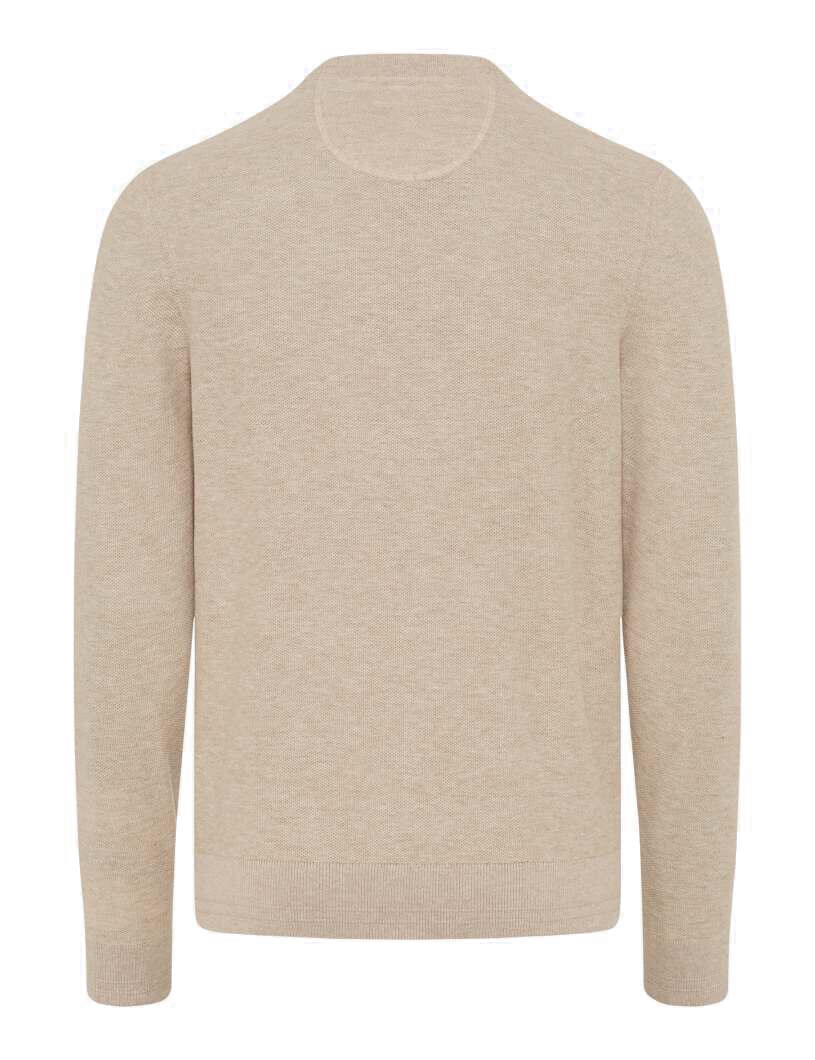 Strickpullover RICK aus Baumwollmix - 57-beach - Beige