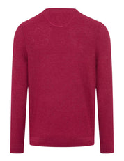 Strickpullover RICK aus Baumwollmix - 84-magenta - Pink